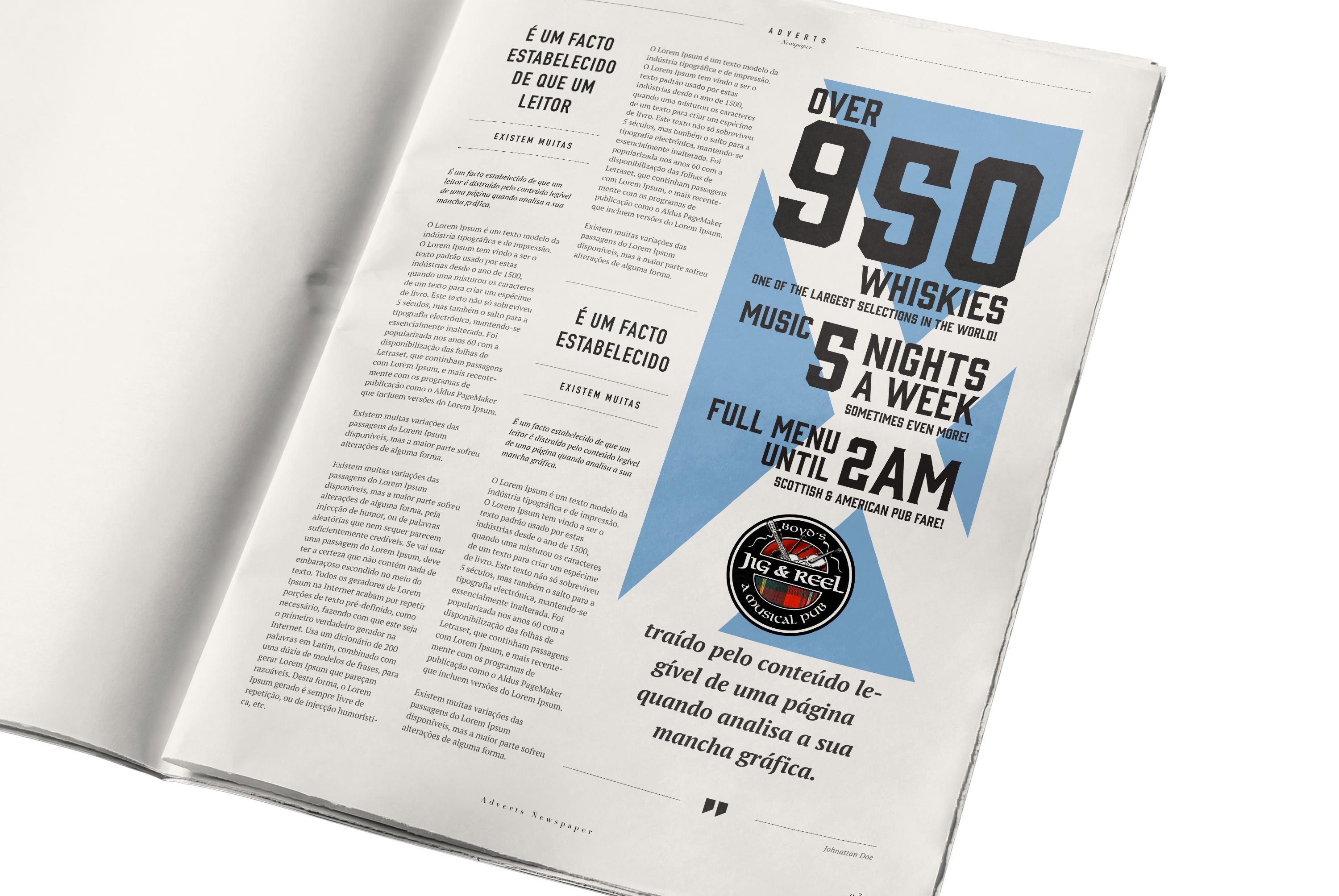 08_Newspaper Adverts Mock-up_R all page